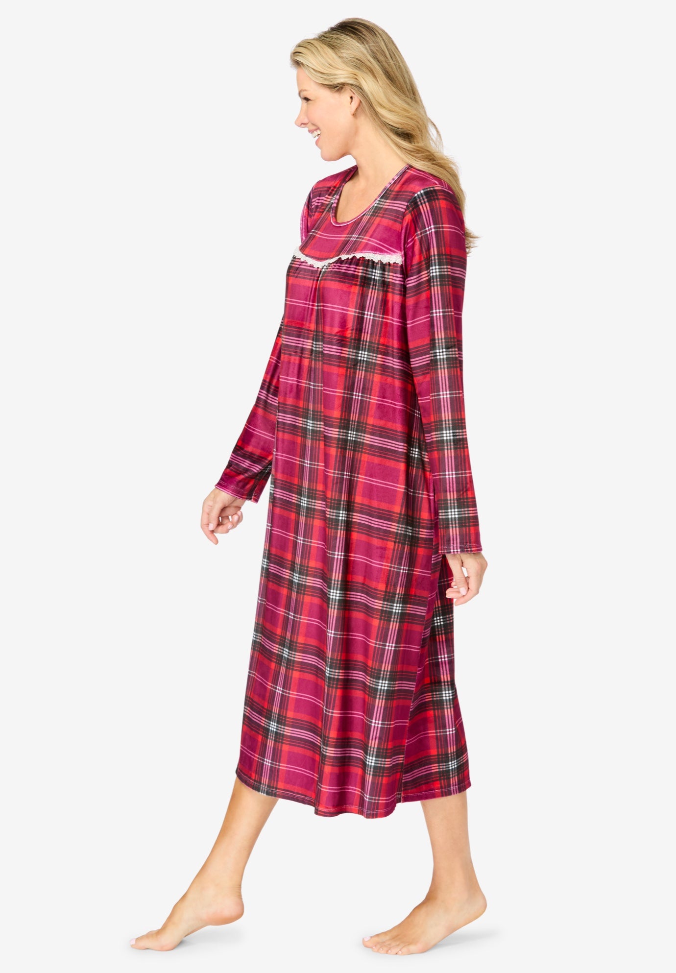 Only Necessities® Velour Gown image number 2