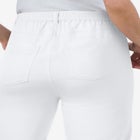 Perfect 5-Pocket Back-Elastic Denim Capri image number null