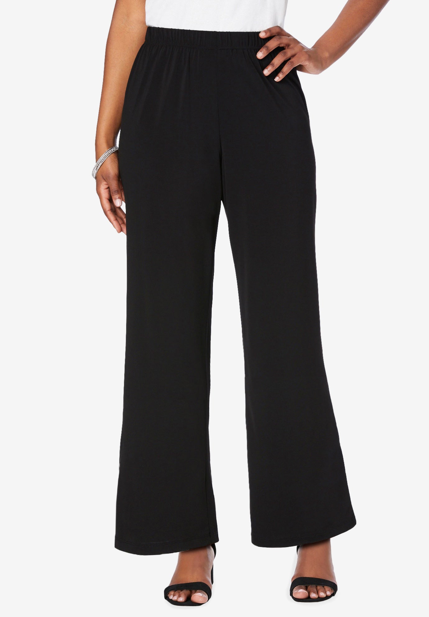 Ultrasmooth&reg; Fabric Wide-Leg Pant image number 0
