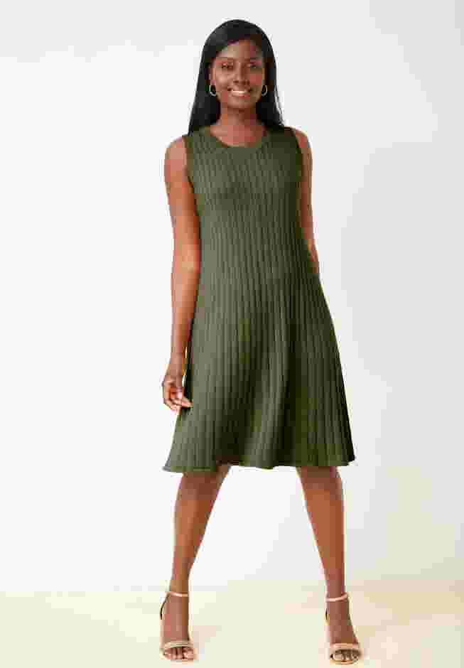 2-Piece Sweater Jacket Dress image number 1