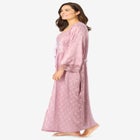 The Luxe Satin Long Peignoir Set image number null