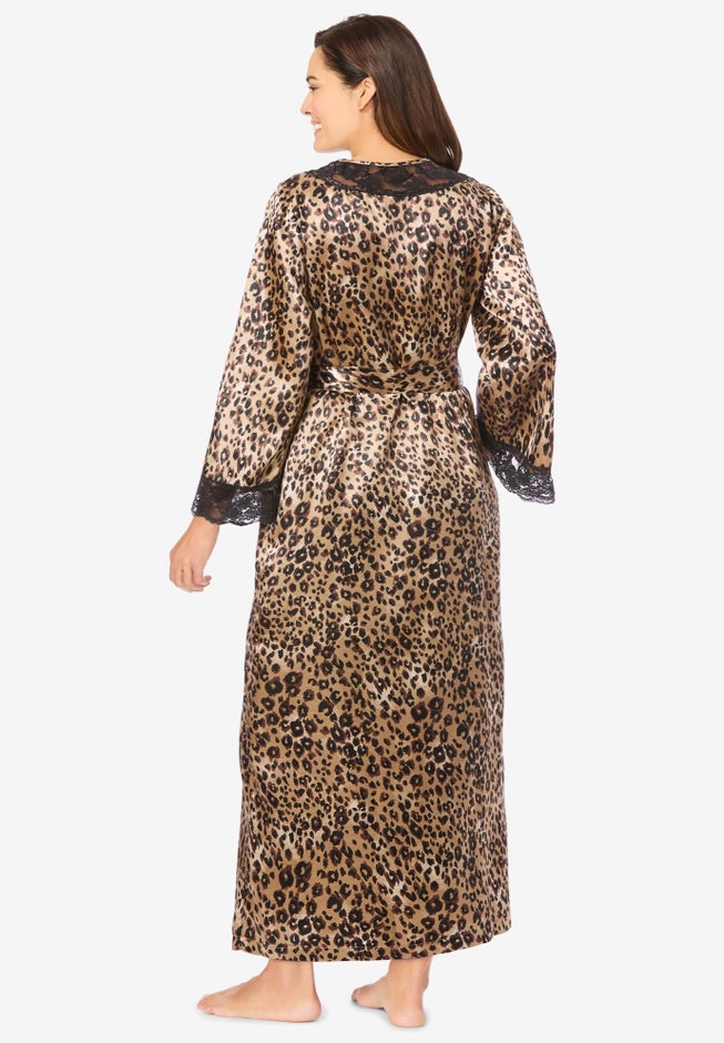 The Luxe Satin Long Peignoir Set image number 1