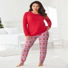 Satin Trim Sleep Tee image number null