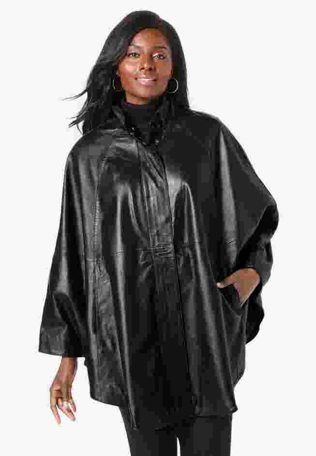 Leather Poncho image number 0