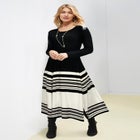 Fit and Flare Sweater Dress image number null