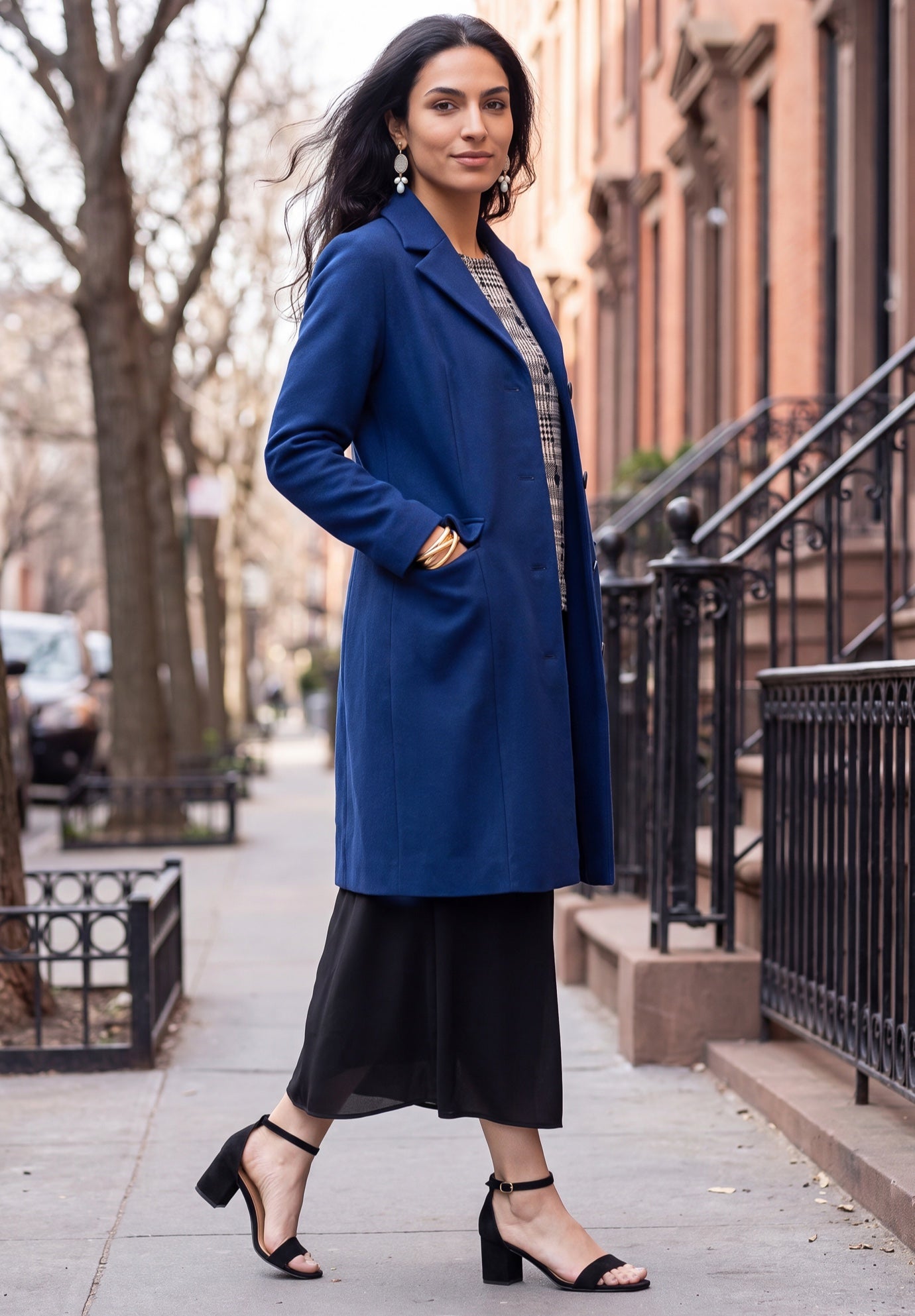 Notch Collar Wool Coat image number 2