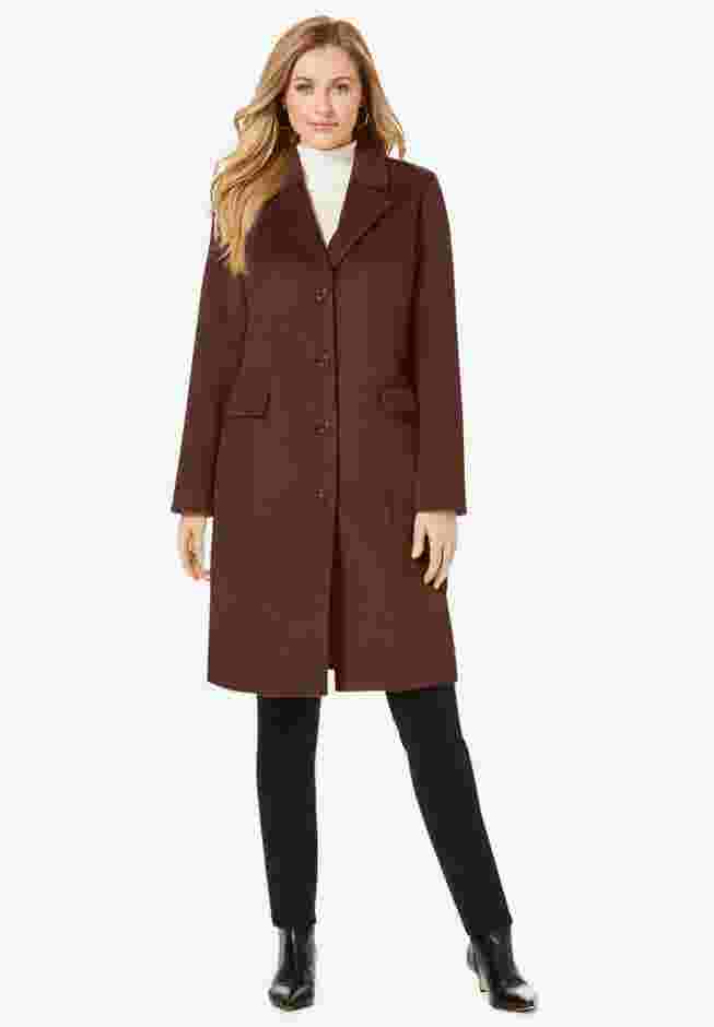 Notch Collar Wool Coat image number 0