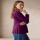 Chevron Fit & Flare Sweater image number 2