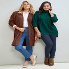 Cable Duster Sweater image number null