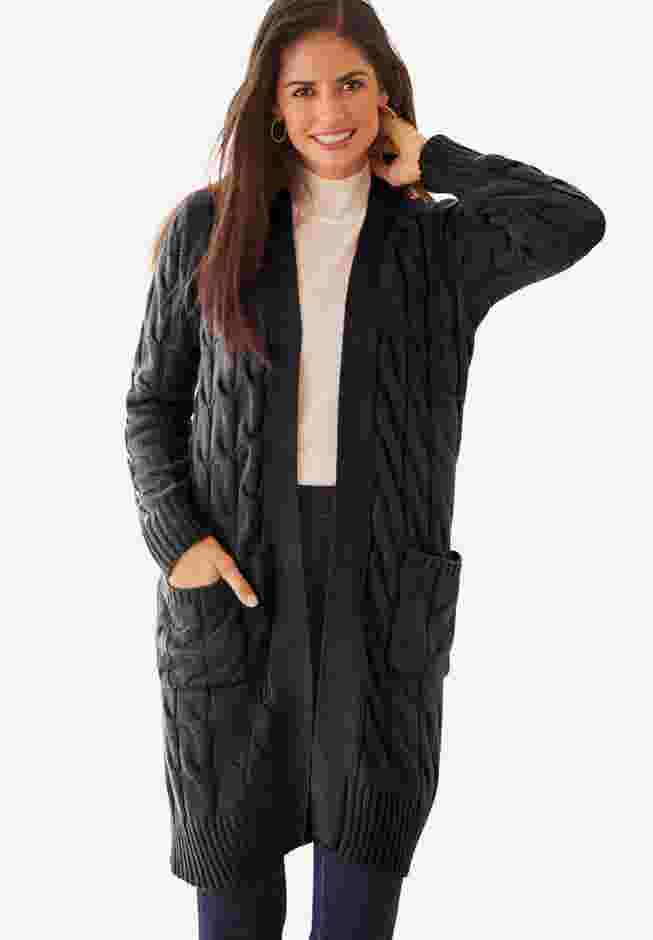 Cable Duster Sweater image number 0