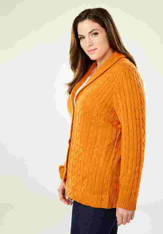 Cable Blazer Sweater image number 3