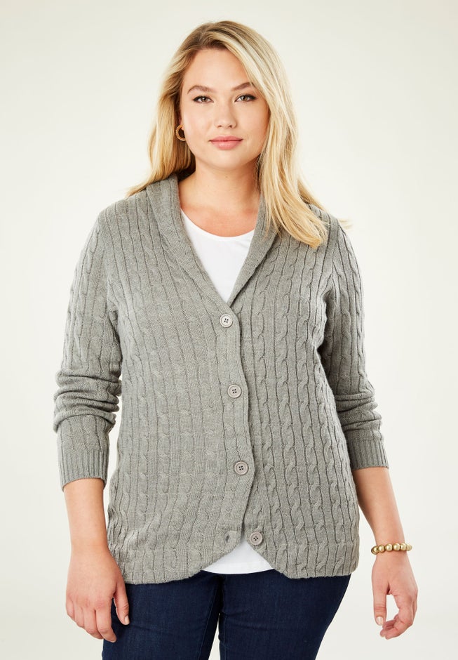 Cable Blazer Sweater image number 4