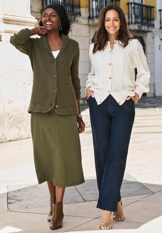 Cable Blazer Sweater image number 5