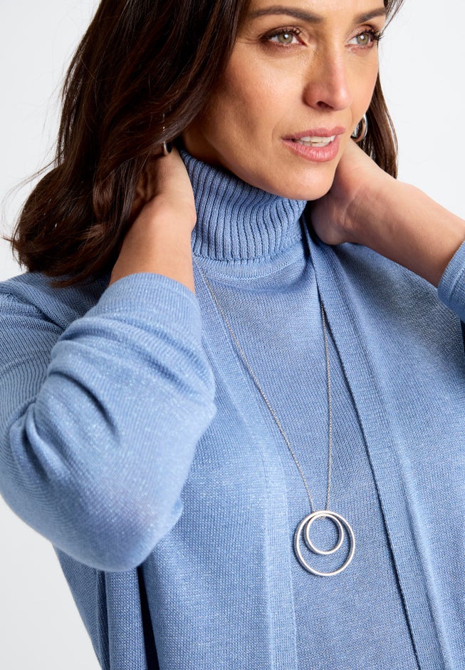 Cotton Cashmere Duster Sweater image number 3