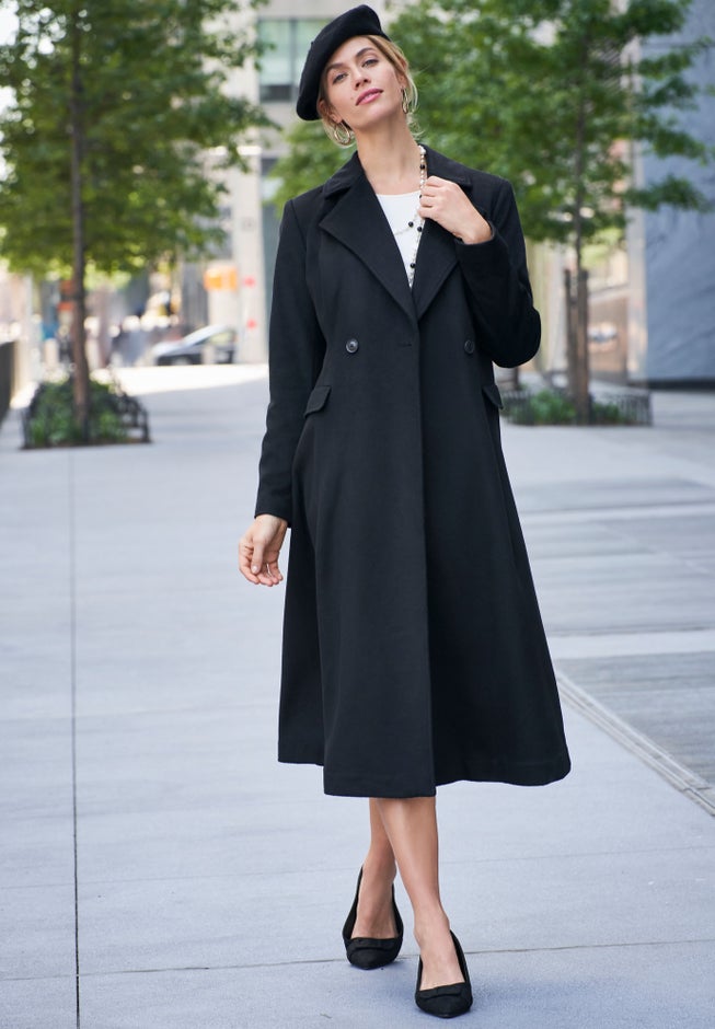 Trapeze Wool-Blend Coat image number 1