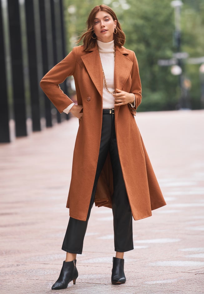 Trapeze Wool-Blend Coat image number 0