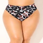 High Waist Cheeky Tummy Control Swim Brief image number null