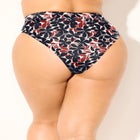 High Waist Cheeky Tummy Control Swim Brief image number null