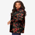 Plus Size Kate Long Sleeve Tunic Easy Cotton-Blend Button-Front Shirt image number null