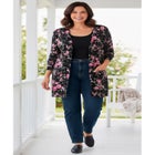 Perfect Longer-Length Cotton Cardigan Sweater image number null