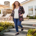 Perfect Longer-Length Cotton Cardigan Sweater image number 3