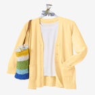 Perfect Longer-Length Cotton Cardigan Sweater image number null
