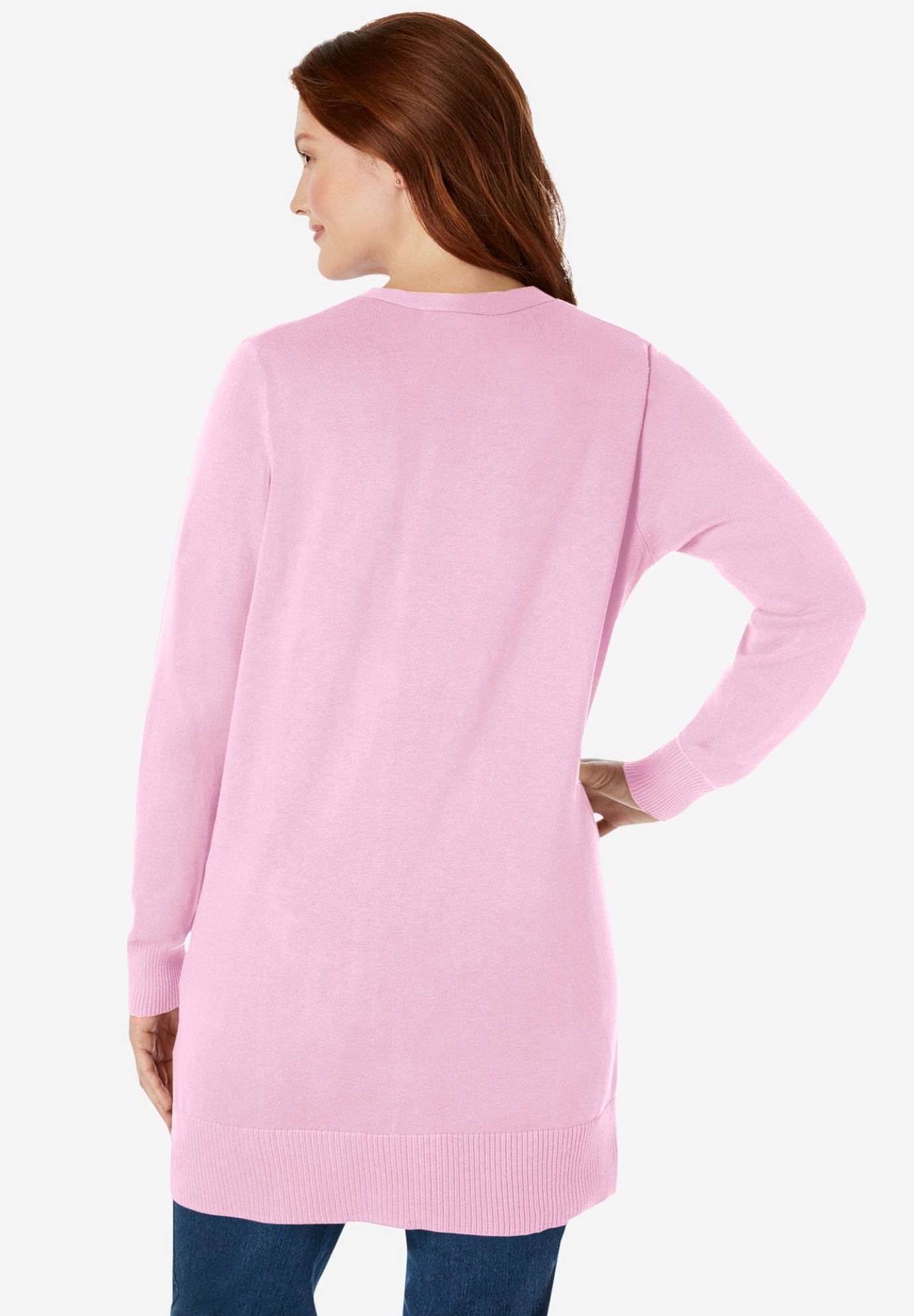 Perfect Longer-Length Cotton Cardigan image number 1