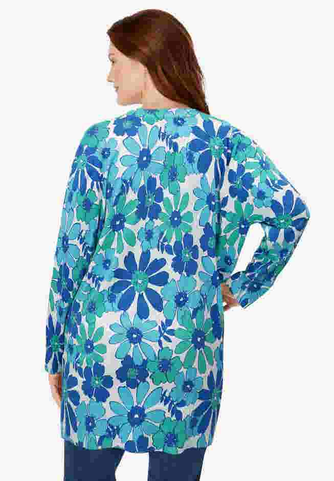 Perfect Longer-Length Cotton Cardigan image number 1