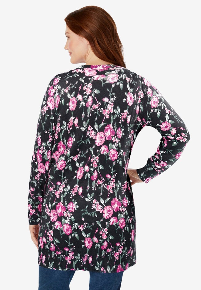 Perfect Longer-Length Cotton Cardigan image number 1