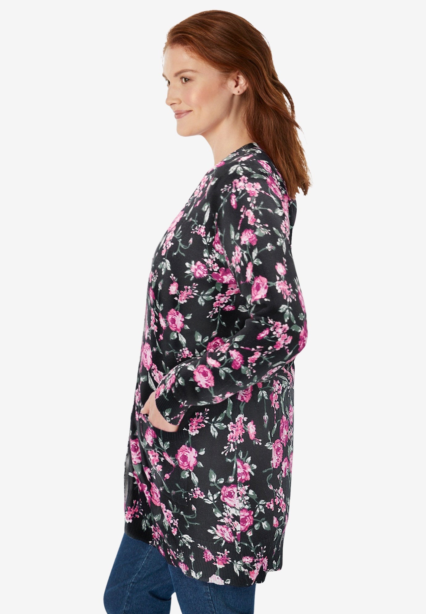 Perfect Longer-Length Cotton Cardigan image number 2