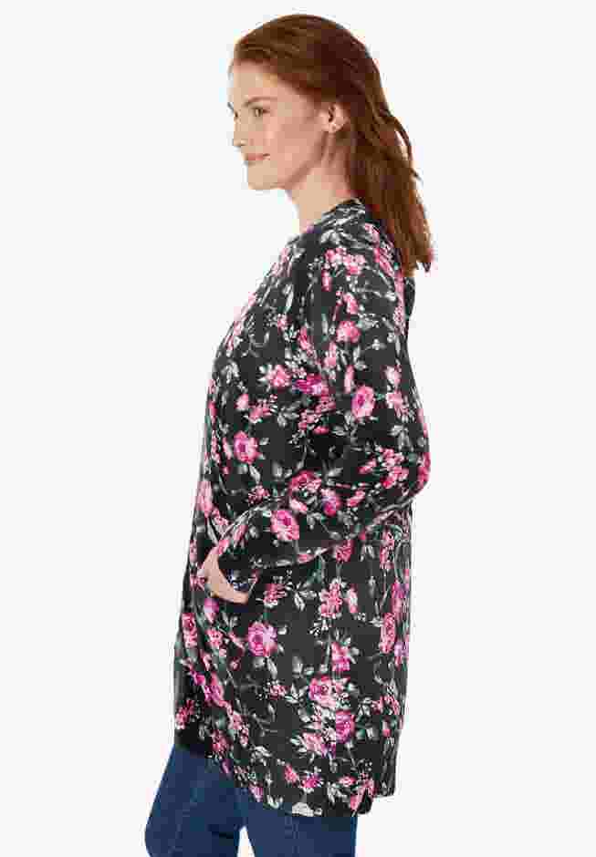 Perfect Longer-Length Cotton Cardigan image number 2