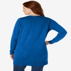 Perfect Longer-Length Cotton Cardigan Sweater image number null