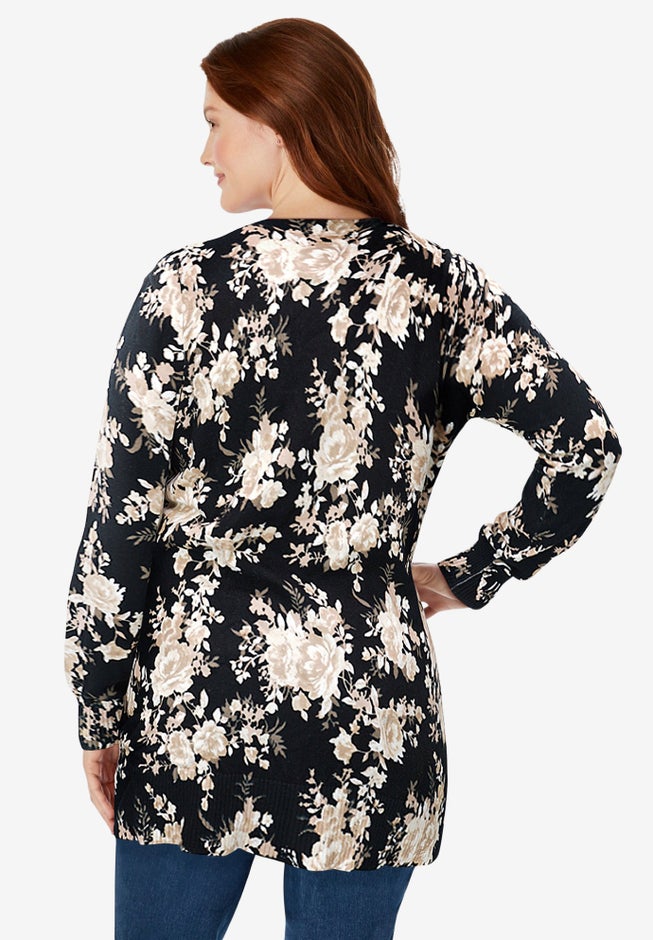 Perfect Longer-Length Cotton Cardigan image number 1