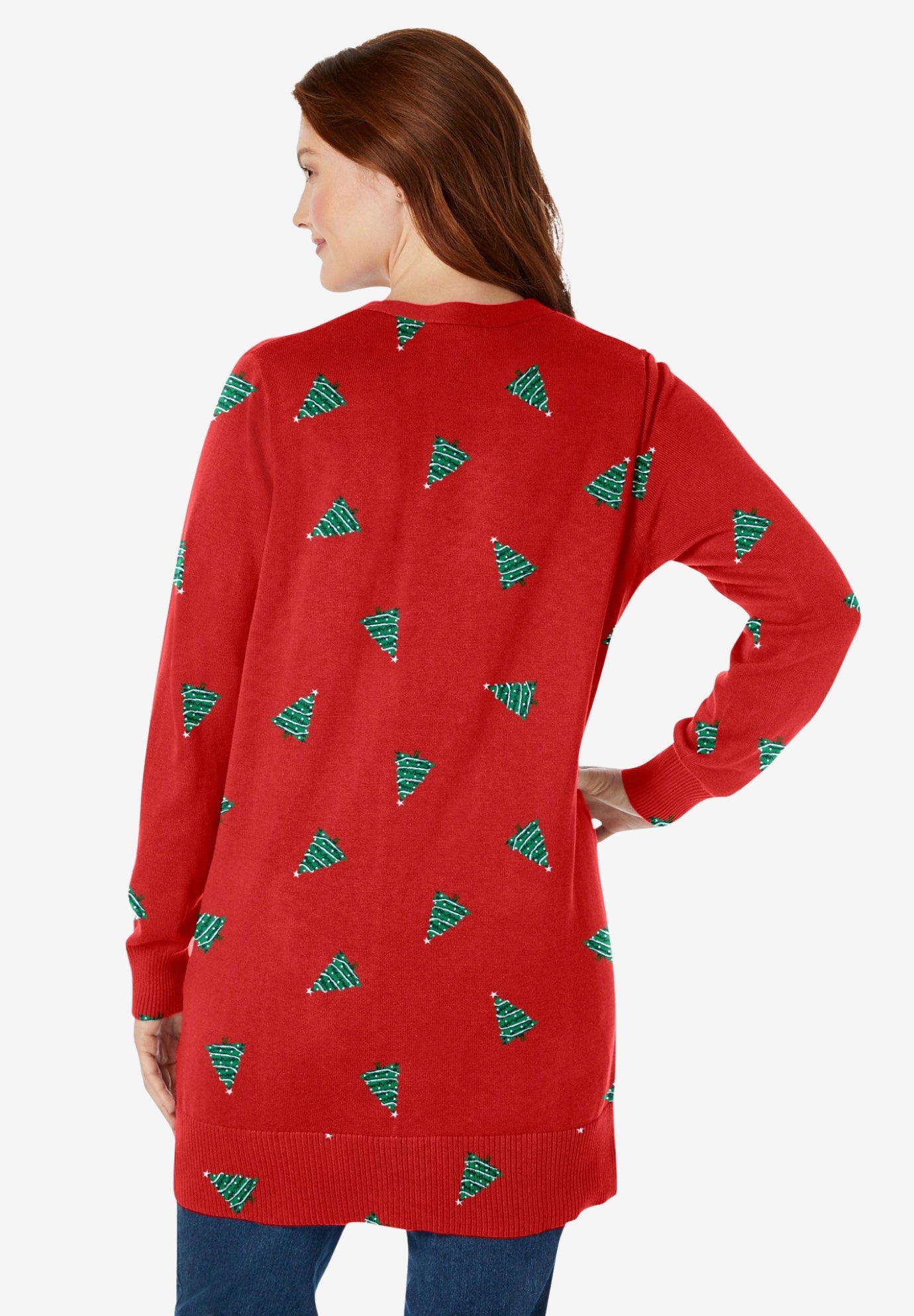 Perfect Longer-Length Cotton Cardigan image number 1