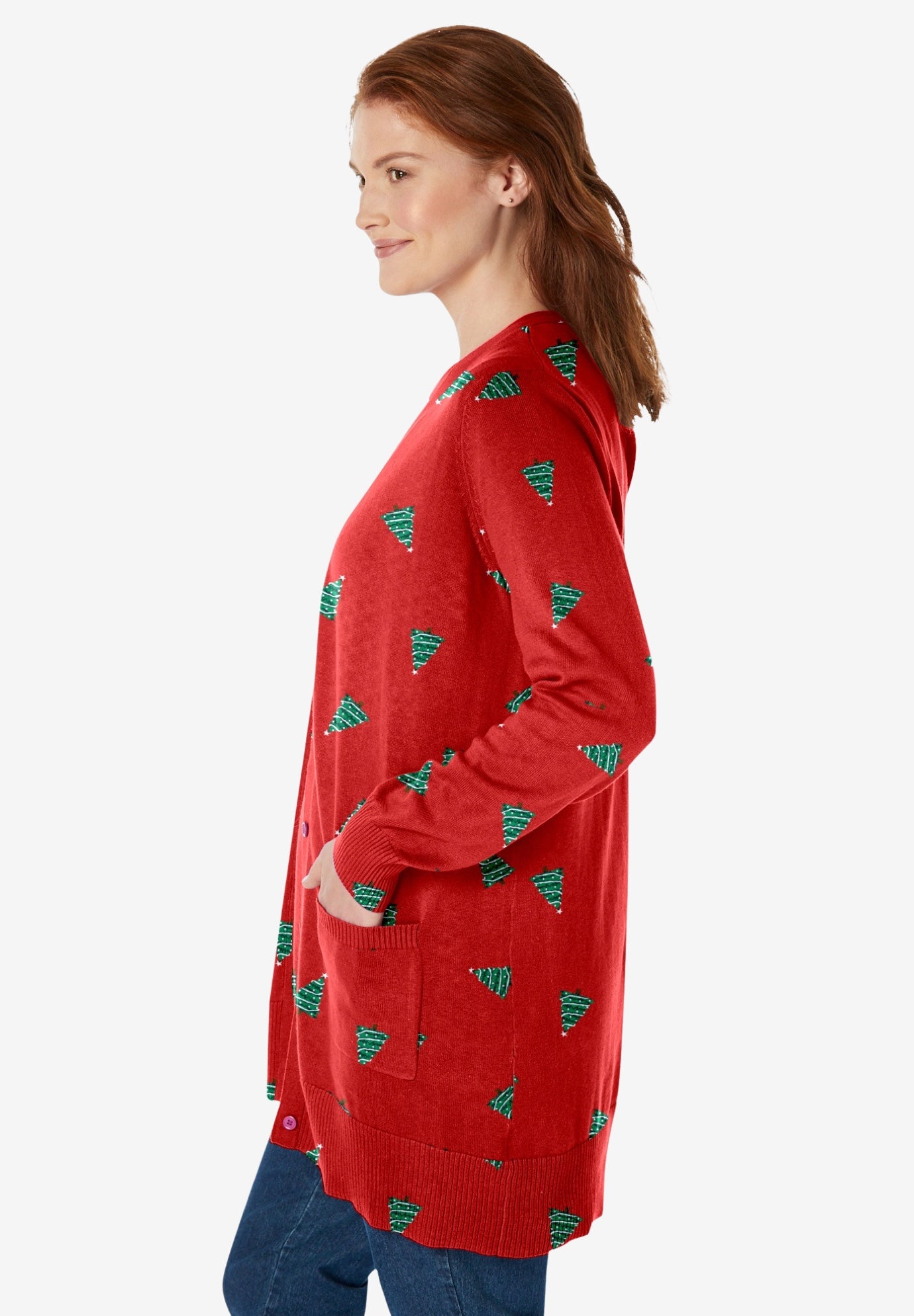 Perfect Longer-Length Cotton Cardigan image number 2