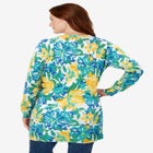 Perfect Longer-Length Cotton Cardigan Sweater image number null