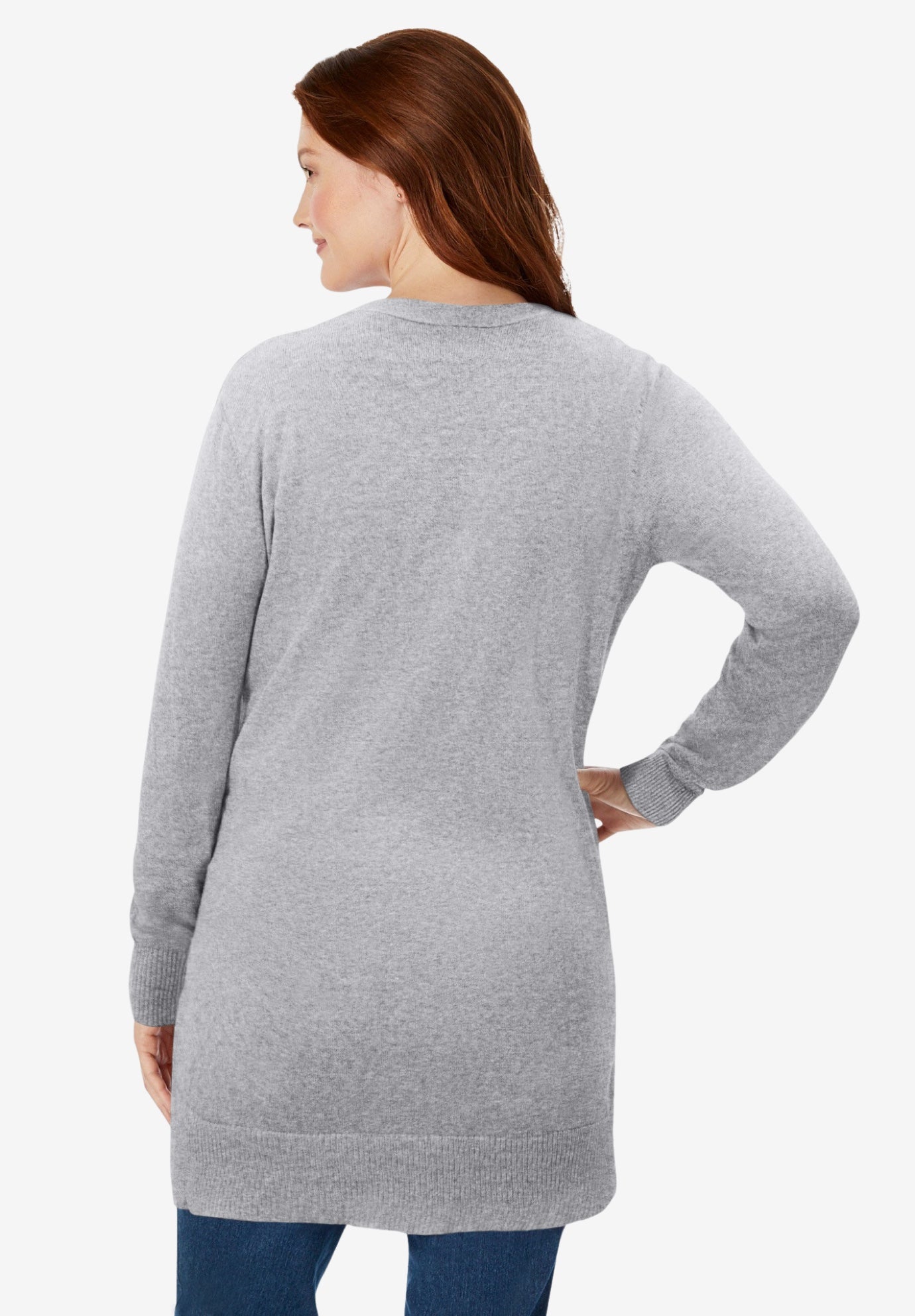 Perfect Longer-Length Cotton Cardigan image number 1