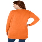 Perfect Longer-Length Cotton Cardigan Sweater image number null