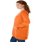 Perfect Longer-Length Cotton Cardigan Sweater image number null