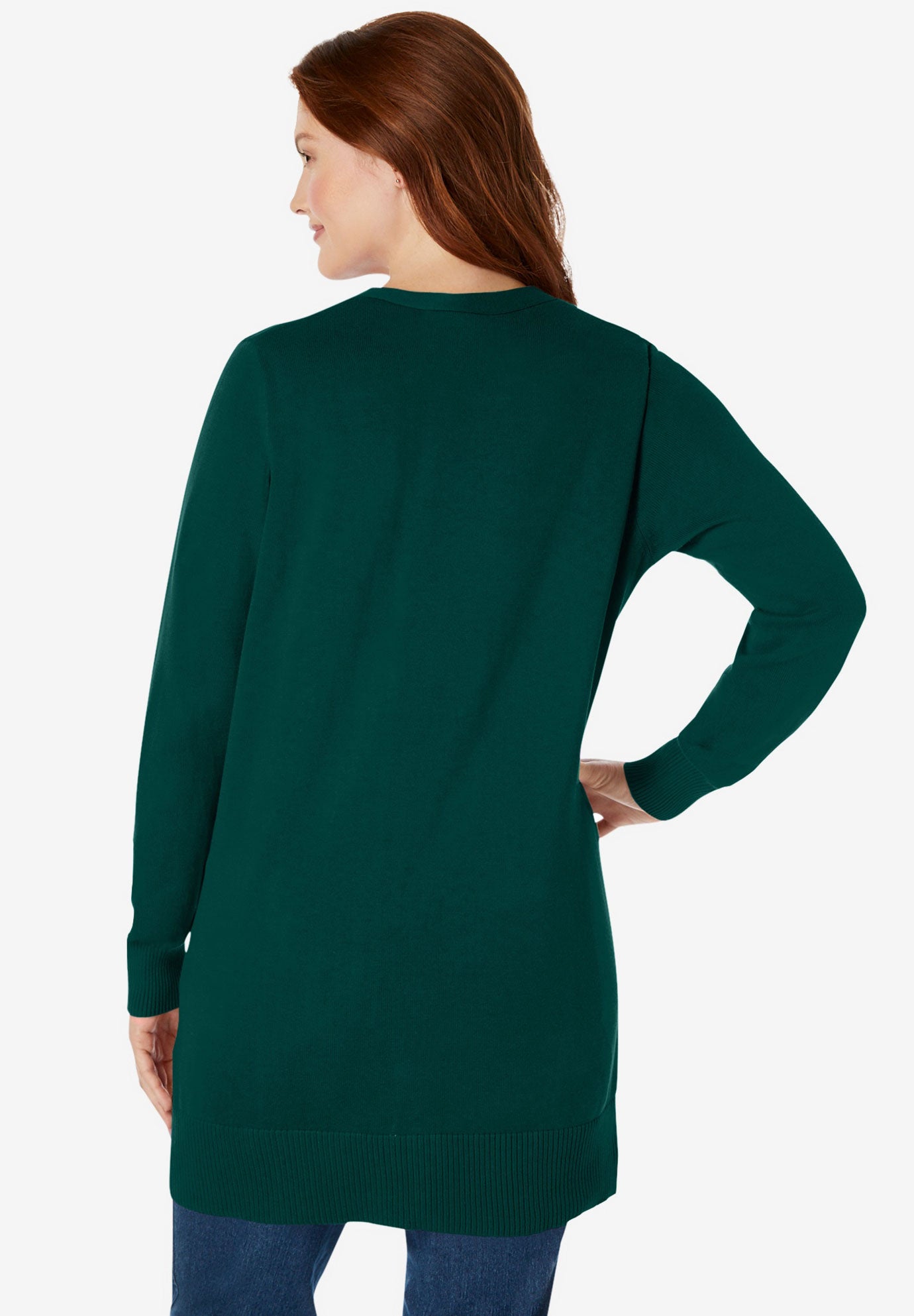 Perfect Longer-Length Cotton Cardigan image number 1