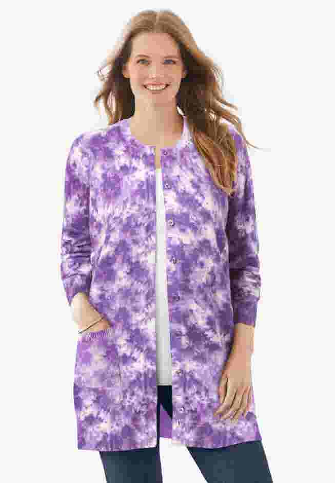 Perfect Longer-Length Cotton Cardigan image number 0