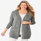 Perfect Longer-Length Cotton Cardigan image number null