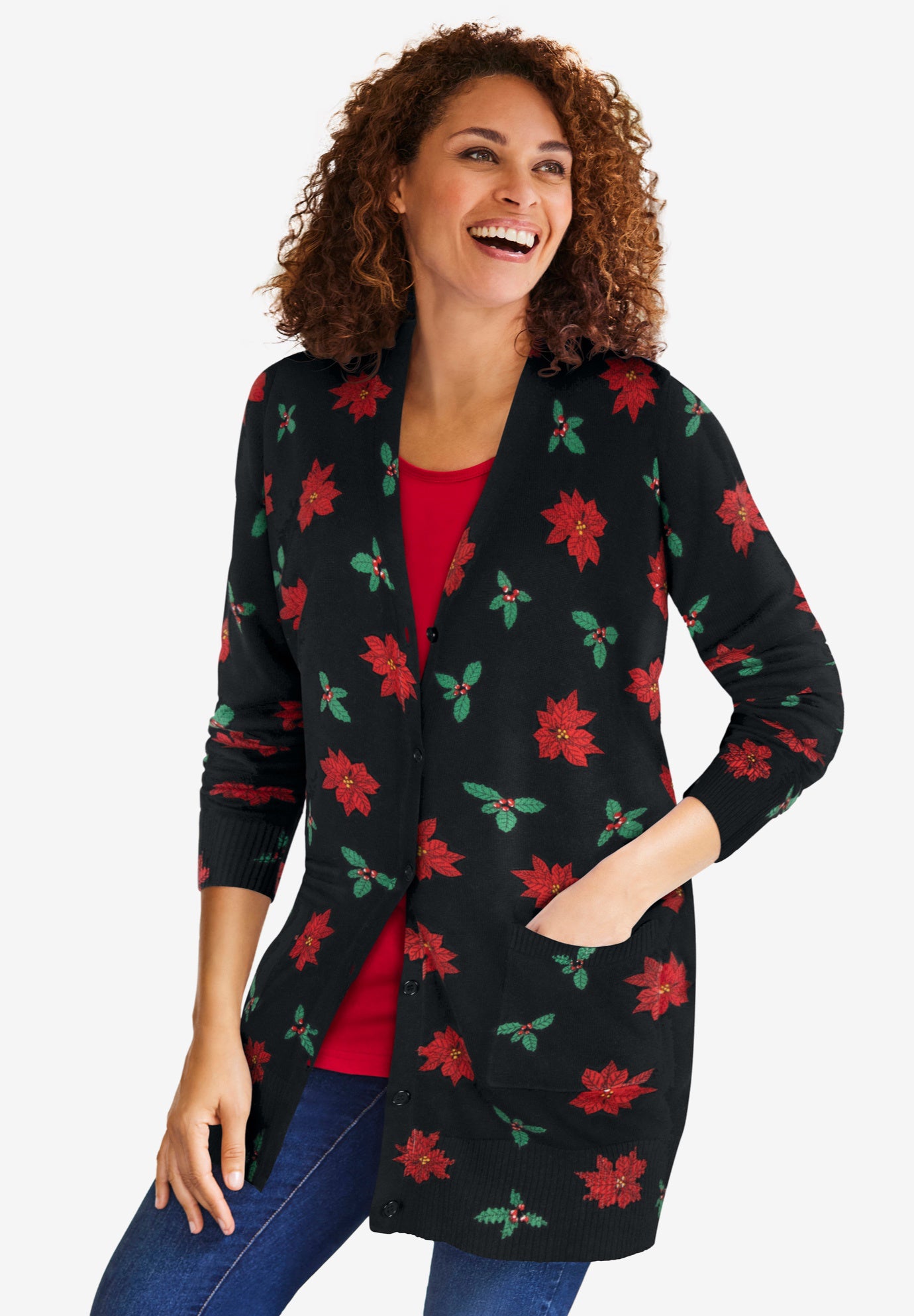 Perfect Longer-Length Cotton Cardigan image number 0