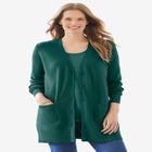 Perfect Longer-Length Cotton Cardigan image number null