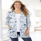 Perfect Longer-Length Cotton Cardigan Sweater image number null