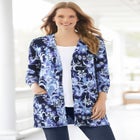 Perfect Longer-Length Cotton Cardigan Sweater image number null