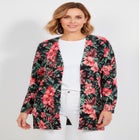 Perfect Longer-Length Cotton Cardigan Sweater image number null