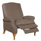 350 lbs. Weight Capacity Faux Suede Recliner image number null