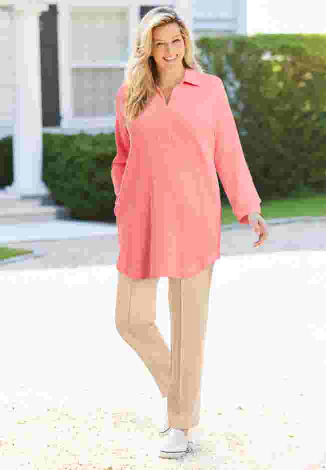 Relaxed Waffle-Thermal Tunic image number 4