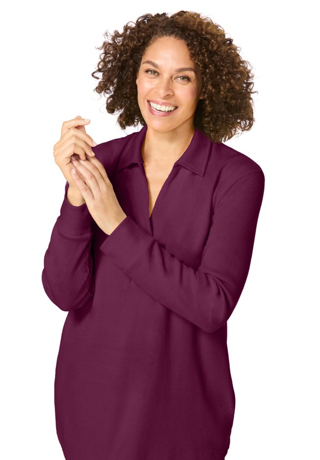 Relaxed Waffle-Thermal Tunic image number 4